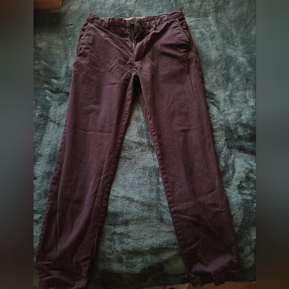Brown Athletic Fit Chino Pants